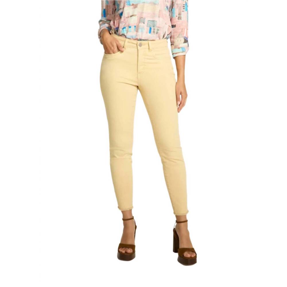 NEW FDJ olivia mid rise skinny jeans in gold